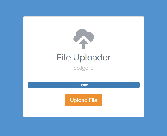 file uploader demo